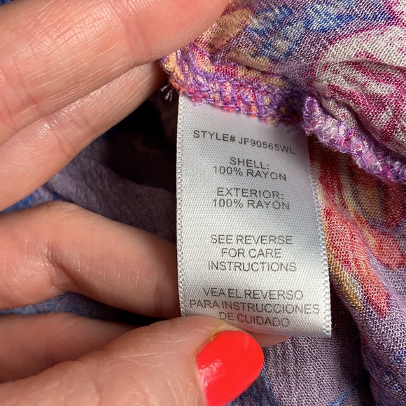 EN CREME, floral, kimono wrap!! - Picture 10 of 12